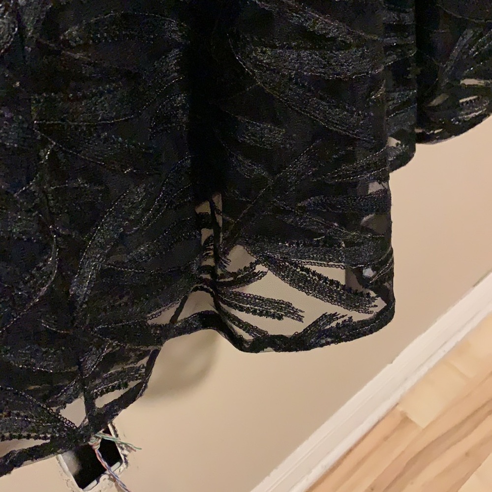 Black Lehenga Skirt from the Saree Room - Picture 4 of 8